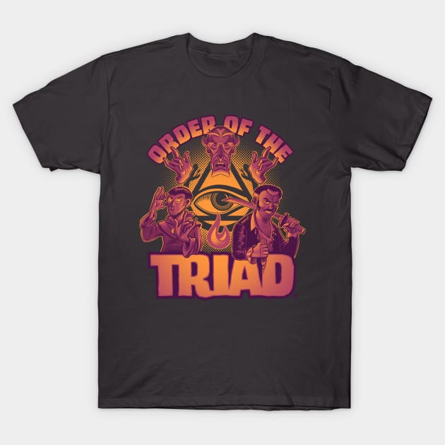 Return of the Order of the Triad Pt. 2 - Team Venture Bros T-Shirt by kgullholmen